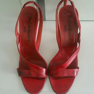 Yves Saint Laurent Vintage Snakeskin Shoes